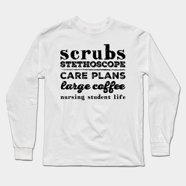 Nursing student long sleeve shirts top
